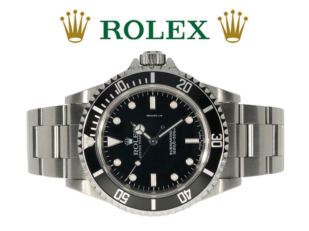  Rolex Submariner (No Date) LC100 - Rolex Service Neu - TOP SET 
