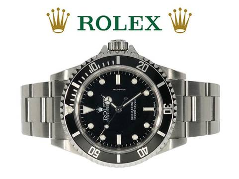  Rolex Submariner (No Date) LC100 - Rolex Service Neu - TOP SET 