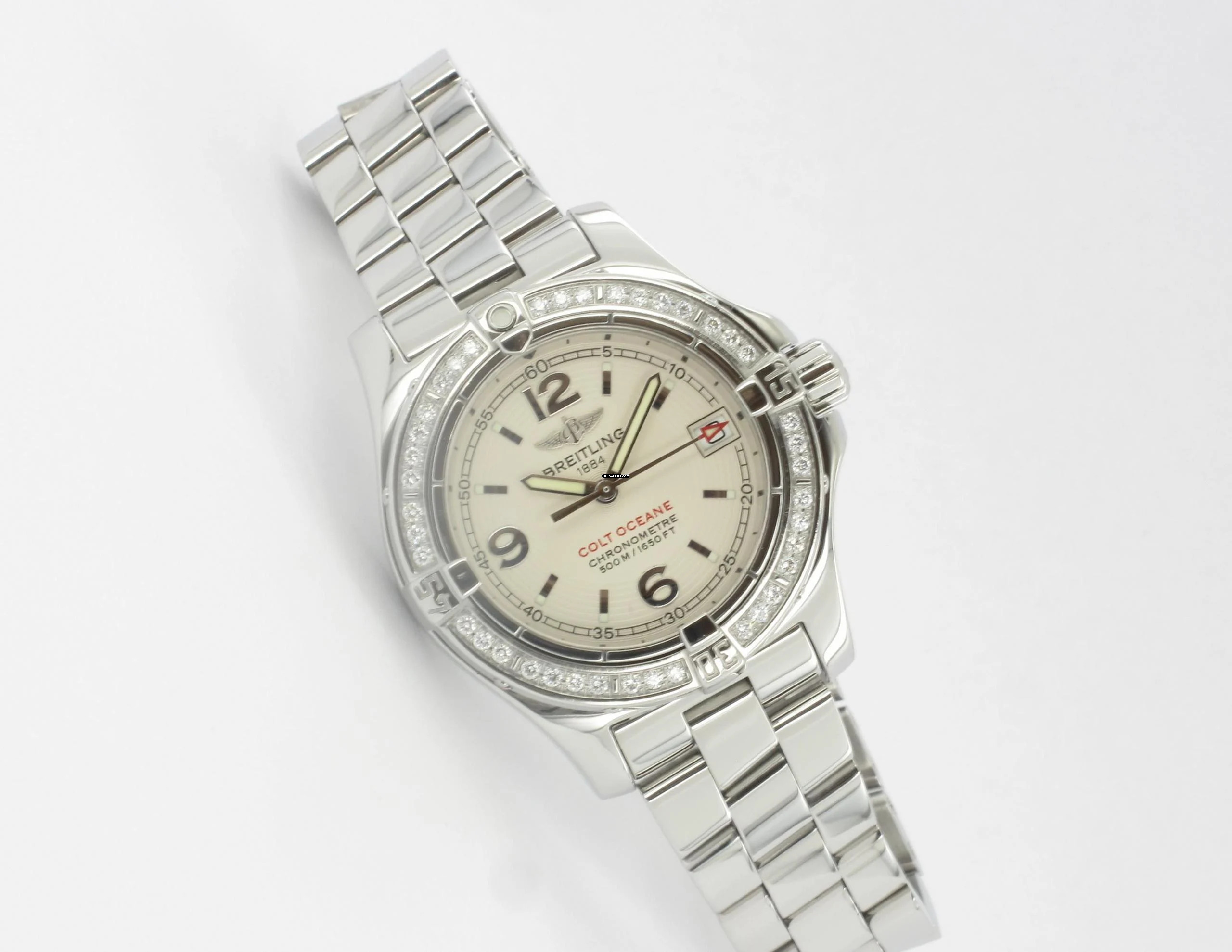  Breitling Colt Oceane Factory Diamond Bezel 