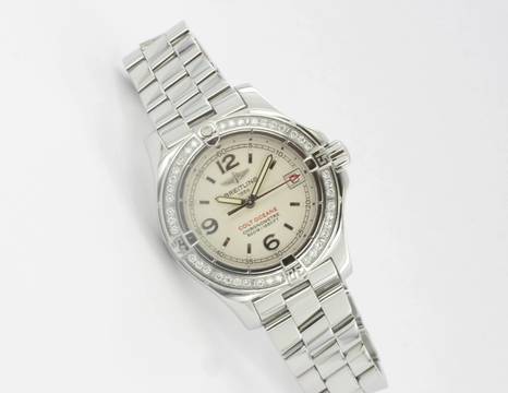  Breitling Colt Oceane Factory Diamond Bezel 