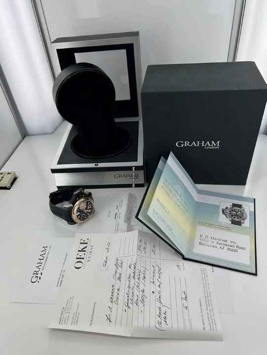  Graham Chronofighter Oversize Steel Roségold 