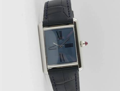  Cartier Tank Louis Cartier Large Model Platin Limited Edition 