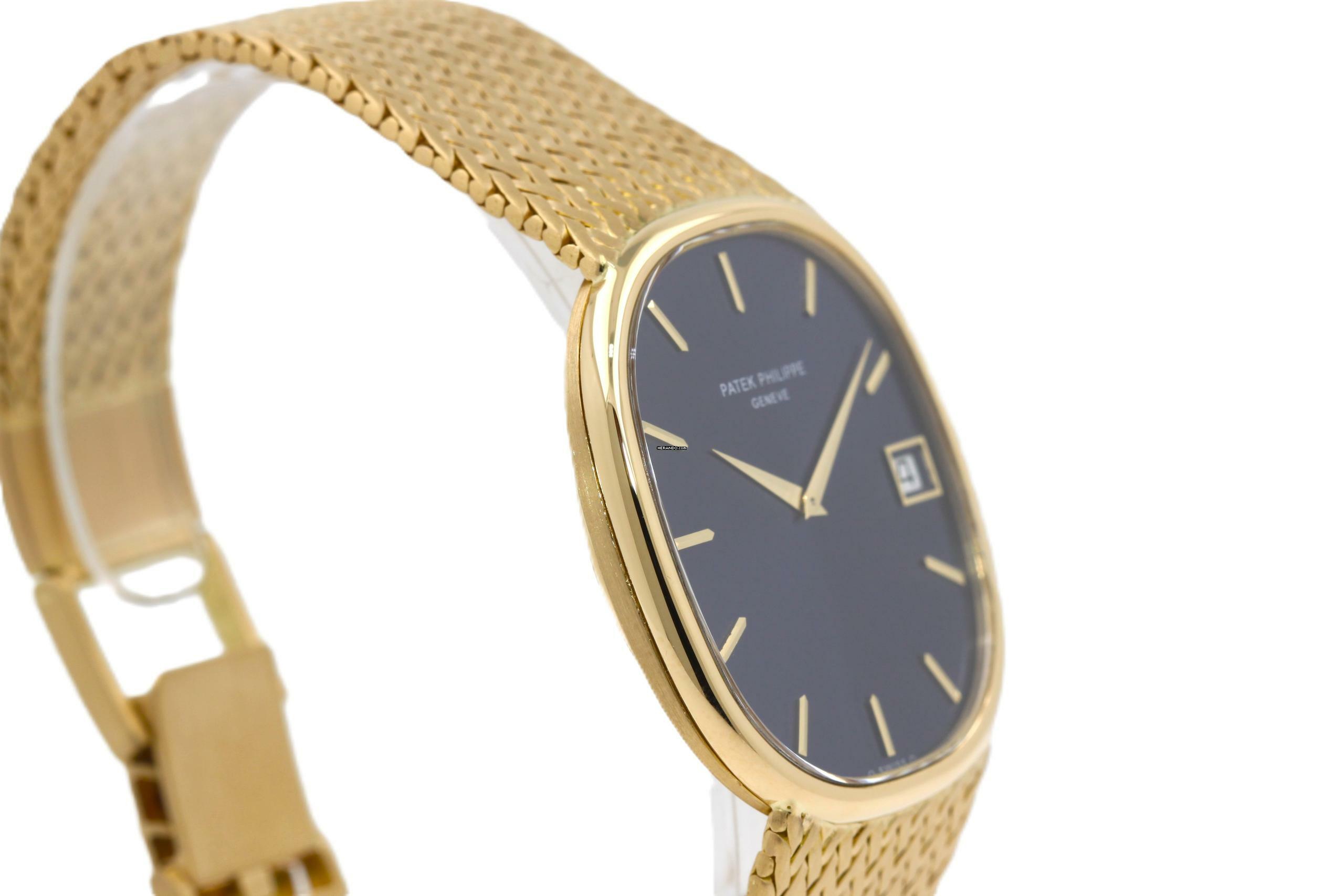 Thumbnail von Patek Philippe Ellipse d'Or Jumbo 3605 from 1977 Serviced by Patek Philippe