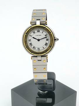  Cartier Santos Ronde 27 mm steel gold 