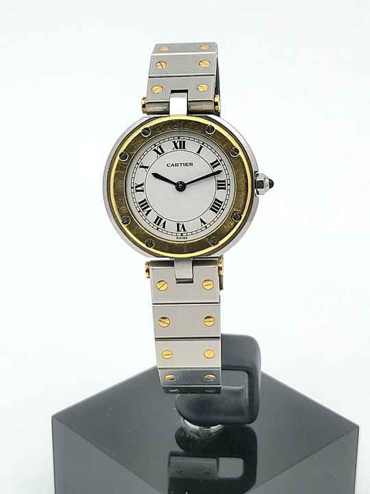  Cartier Santos Ronde 27 mm steel gold 