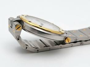 Thumbnail von Cartier Santos Ronde 27 mm steel gold