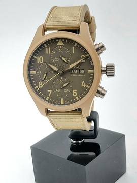  IWC Fliegeruhr Chronograph Top Gun 41 Top Gun Mojave Desert Watch Chronograph Top Condition Full Set 2024 