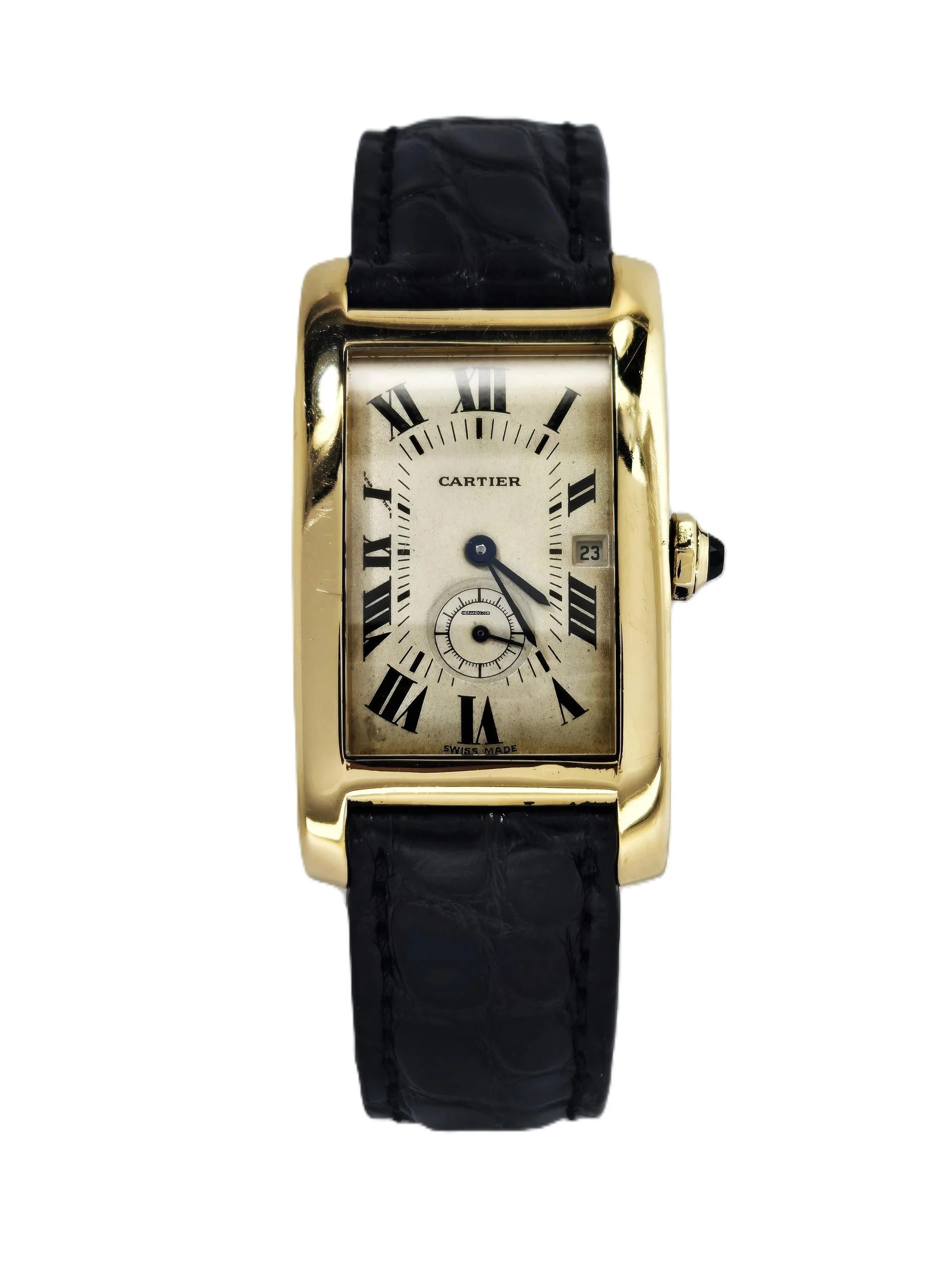  Cartier Tank Américaine 18k Cartier Dresswatch! 