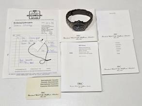 Thumbnail von IWC GST Chronograph Rare Titan Chronograph with Invoice and Paperwork.