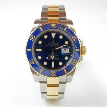  Rolex Submariner Date Blau - Stahl / Gold - ref.116613LB - Jahr: 2016 - Fullset - LC100 Fullset 