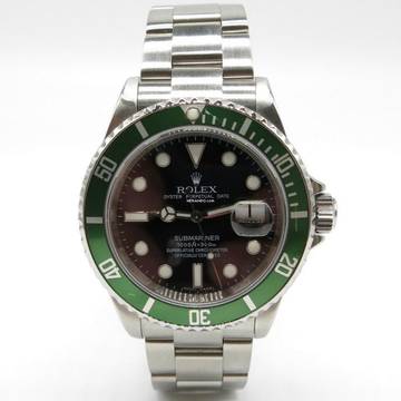  Rolex - Submariner Date - ref.16610LV - Jahr: 2009 - V Serie Kermit Fullset 