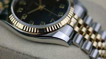 Thumbnail von Rolex Datejust 36 Steel Gold - Black Arabic - like New - Fullset - 09/2007