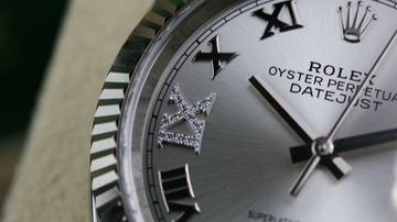 Thumbnail von Rolex Datejust 36 Silver 6&9 Diamond - like New - Fullset - 11/2023