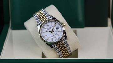Thumbnail von Rolex Datejust 36 Steel Gold - White Index - like New - Fullset - 01/2021