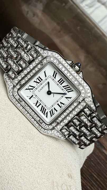  Cartier Panthère Iced Out Diamond Setting - Full Set 2024 
