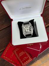 Thumbnail von Cartier Santos 100 Xl Diamond Setting
