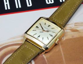 Thumbnail von Ulysse Nardin STYLISH 1950'S TANK CIOCCOLATONE IN 18K PINK GOLD RARE VINTAGE UNPOLISHED