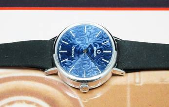 Thumbnail von Omega Classic RARE NOS ELLIPSE WITH BLUE FLORAL DIAL FROM THE 70'S RARE VINTAGE