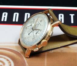 Thumbnail von Movado RARE OVERSIZE M95 IN PINK GOLD CHRONOGRAPH WITH SAUDI KING DIAL