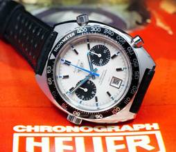 Thumbnail von Heuer AUTAVIA JO SIFFERT 1163T MK5 FROM RARE VINTAGE