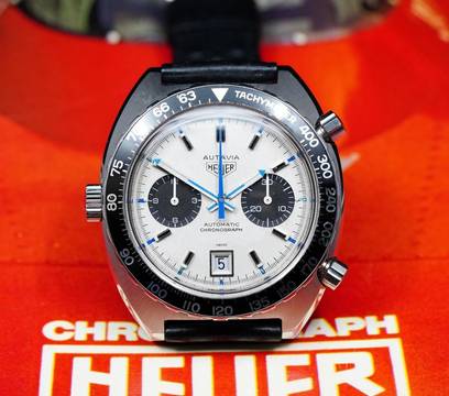  Heuer AUTAVIA JO SIFFERT 1163T MK5 FROM RARE VINTAGE 