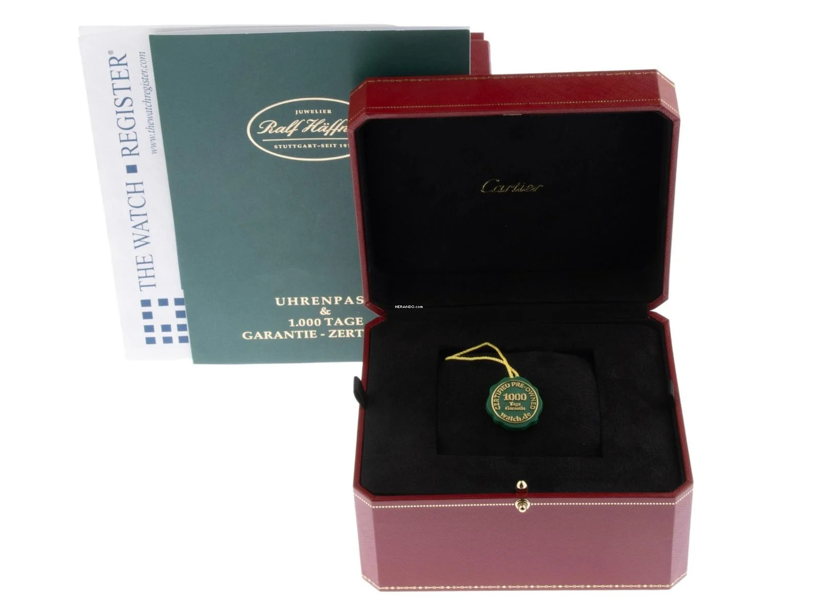 Cartier Tank Française PM kleines Modell Ref.2384 2004 original Box sehr gut Vintage