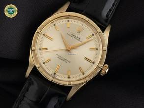 Thumbnail von Rolex Oyster Perpetual 34 Ref.6569 1958 Box&Beschreibung sehr gut Vintage