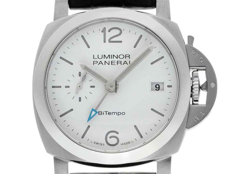  Panerai Luminor Quaranta BiTempo GMT Ref.PAM01367 2025 Full Set Ungetragen 