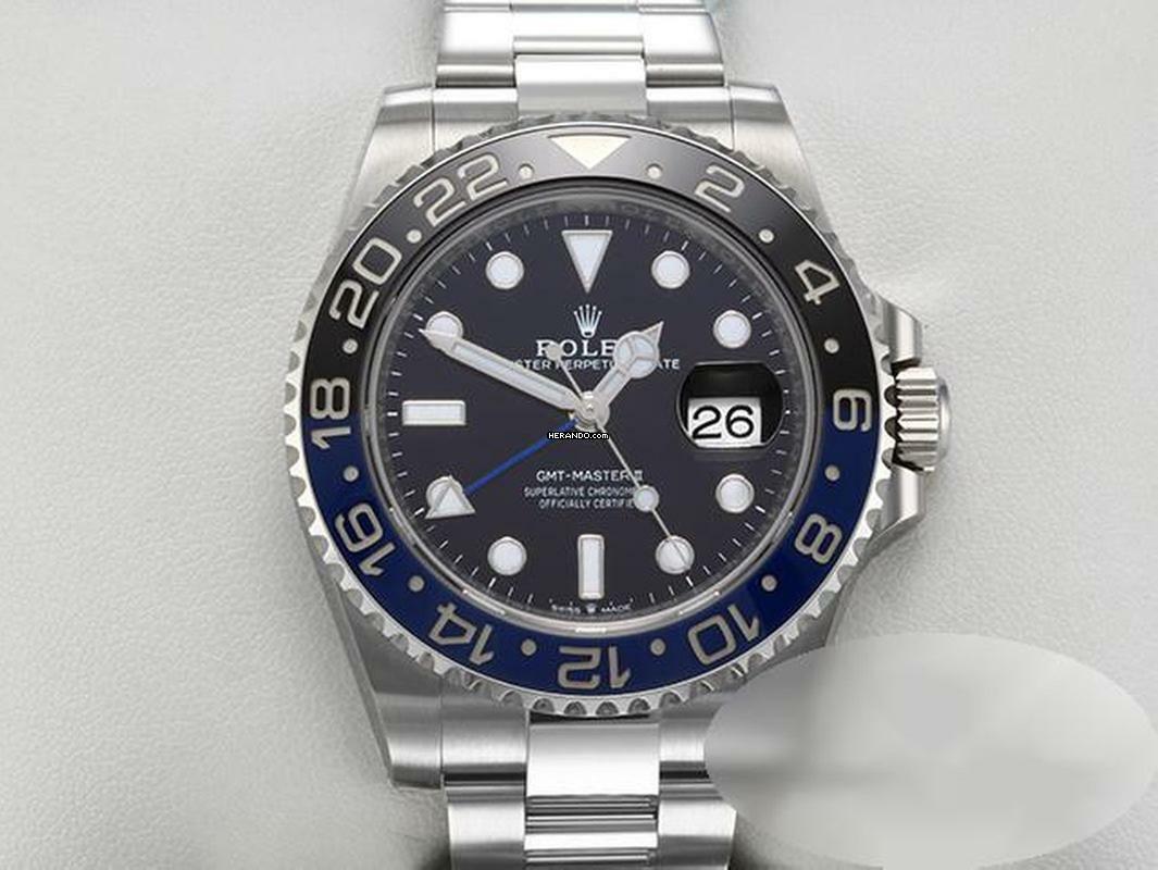  Rolex GMT-Master II 126710blnr 2024 Edelstahl Automatik Stahl Stainless Steel Oyster-band Chronometer Black Dial 