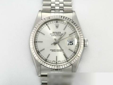  Rolex Datejust 36 36mm 16234 1996 Stahl Weissgold 750 Automatik Stainless Steel 18kt White Gold Jubilé-band Chronometer Oyster 