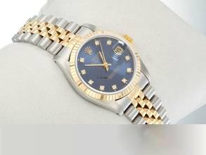 Thumbnail von Rolex Datejust 31 Medium Stahl Gelbgold 750 Diamanten Automatik Gold Stahl Damen Stainless Steel 18kt Yellow Gold Jubilé-band Chronometer Oyster Blue Dial