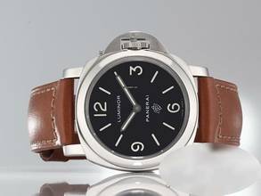 Thumbnail von Panerai Luminor Base Logo Marina Base Logo 44mm Pam00000 2012 Edelstahl Handaufzug Steel Black Dial