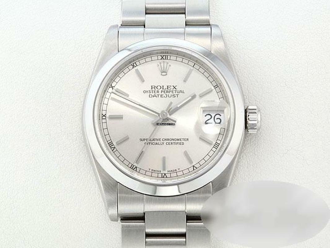 Rolex Datejust 31 31mm 1999 Edelstahl Automatik Damenuhr Stahl