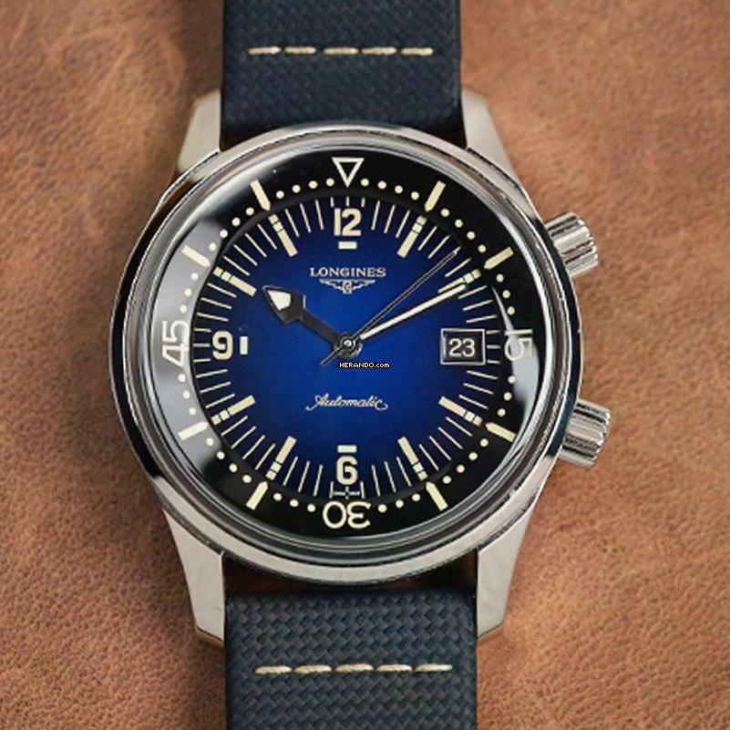  Longines Legend Diver Blue NEW FULL SET 