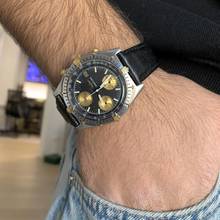 Thumbnail von Breitling Chronomat 81950 chronograph black dial steel Full Set