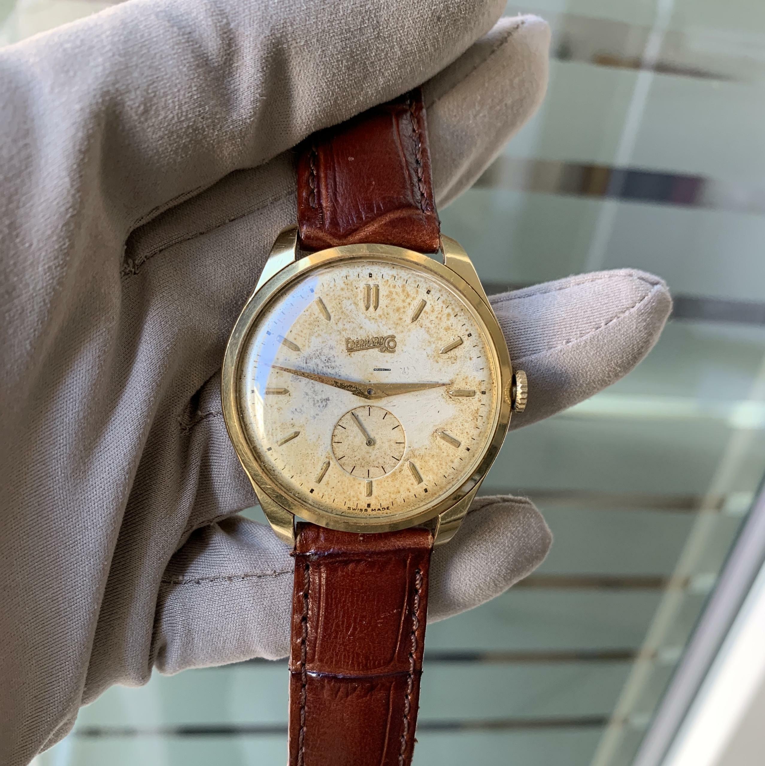 Thumbnail von Eberhard & Co. Classic Oversize small second yellow gold 18KT 1940