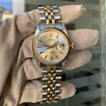Thumbnail von Rolex Datejust 36 6605 Champagne dial steel and yellow gold 18KT 1957’s