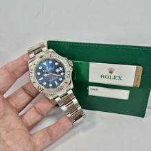 Thumbnail von Rolex Yacht-Master 40 40mm Platina & Aço Blue Dial Automático Completo