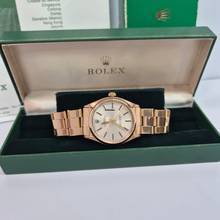 Thumbnail von Rolex Oyster Perpetual 34 34mm Full Rose Gold Vintage Automático Completo