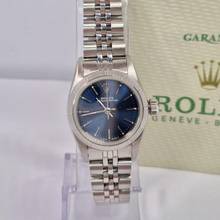 Thumbnail von Rolex Oyster Perpetual 26 26mm Full Steel Blue Dial Automático Completo