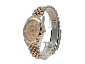Thumbnail von Rolex Datejust 36 Oystersteel / Gelbgold Ref. 126233 Golden Palmenmuster Jubile-Band