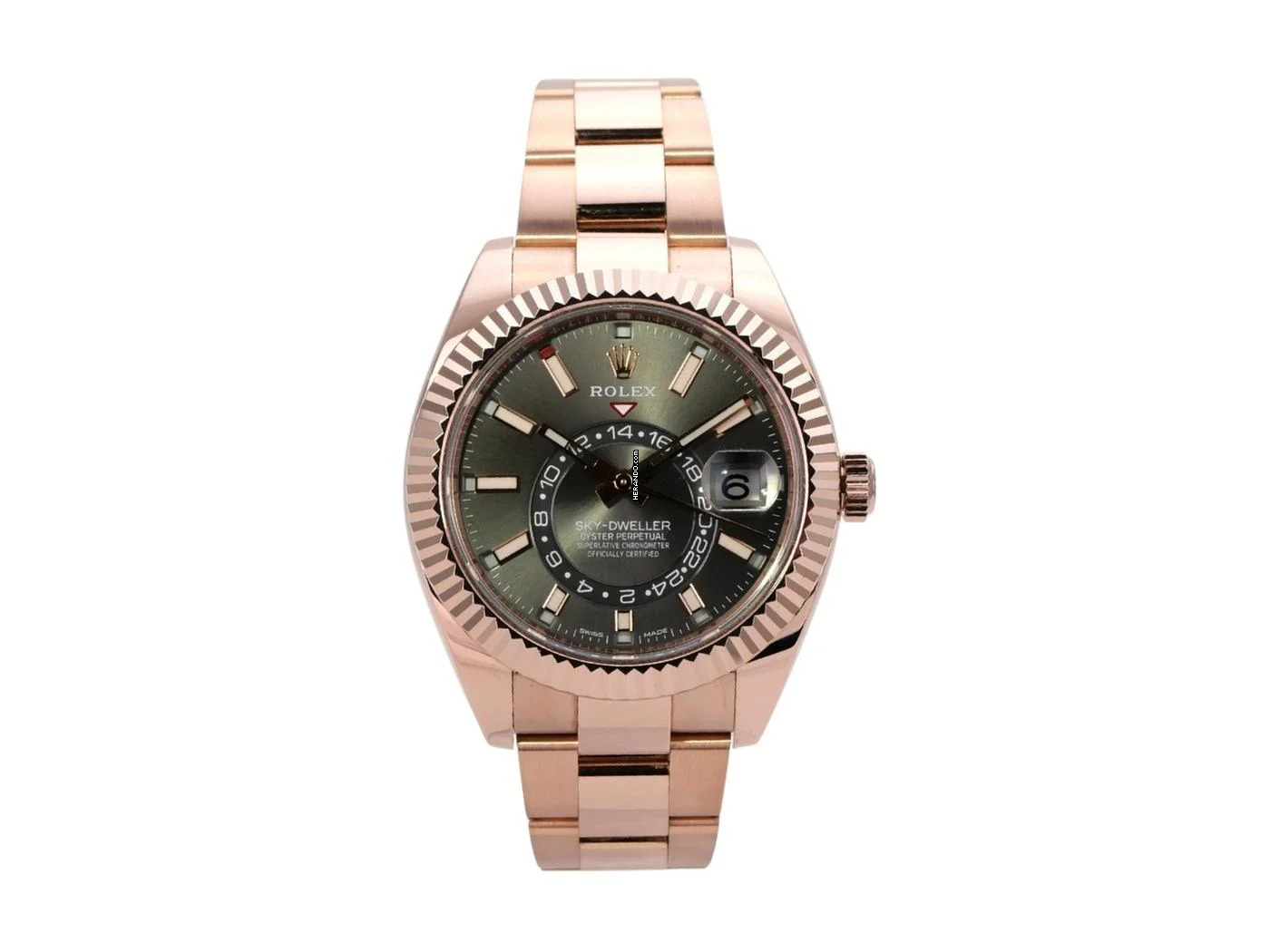  Rolex Sky-Dweller Everose-Gold Ref. 326935 Rhodium 