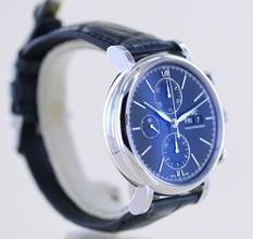 Thumbnail von IWC Portofino Chronograph Automatic black Dial Dresswatch 42mm B+P unworn