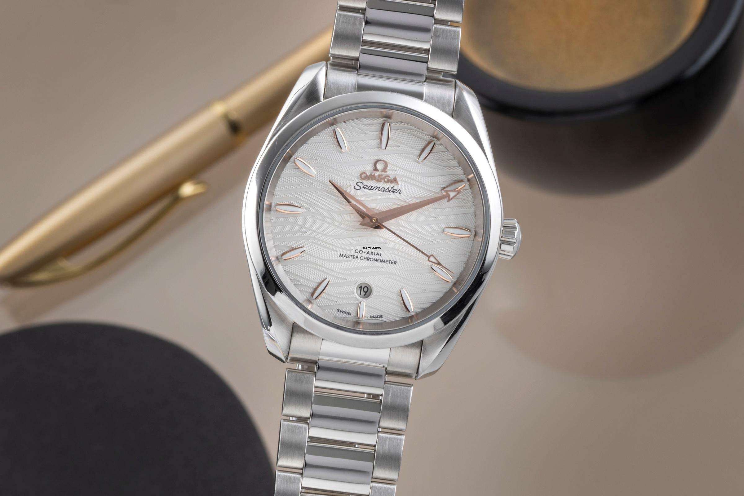  Omega Seamaster Aqua Terra 150M Co-Axial 220.10.38.20.02.002 B&P 