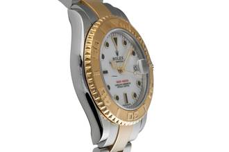 Thumbnail von Rolex Yacht-Master White Dial Stahl Gold Automatik Herrenuhr 168623