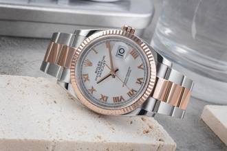 Thumbnail von Rolex Datejust 36 Stahl / Gold Automatik Herrenuhr Roman Dial Ref. 126231 B&P 2019