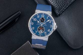 Thumbnail von Ulysse Nardin Marine Chronometer 41mm Automatik Stahl Ref. 263-66 Box & Papiere 2012