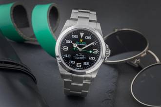 Thumbnail von Rolex Air King Automatik Oyster Edelstahl Herrenuhr Ref. 126900 B&P 2022