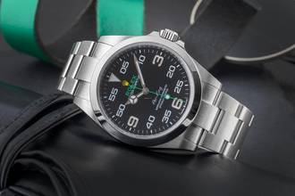 Thumbnail von Rolex Air King Automatik Oyster Edelstahl Herrenuhr Ref. 126900 B&P 2022