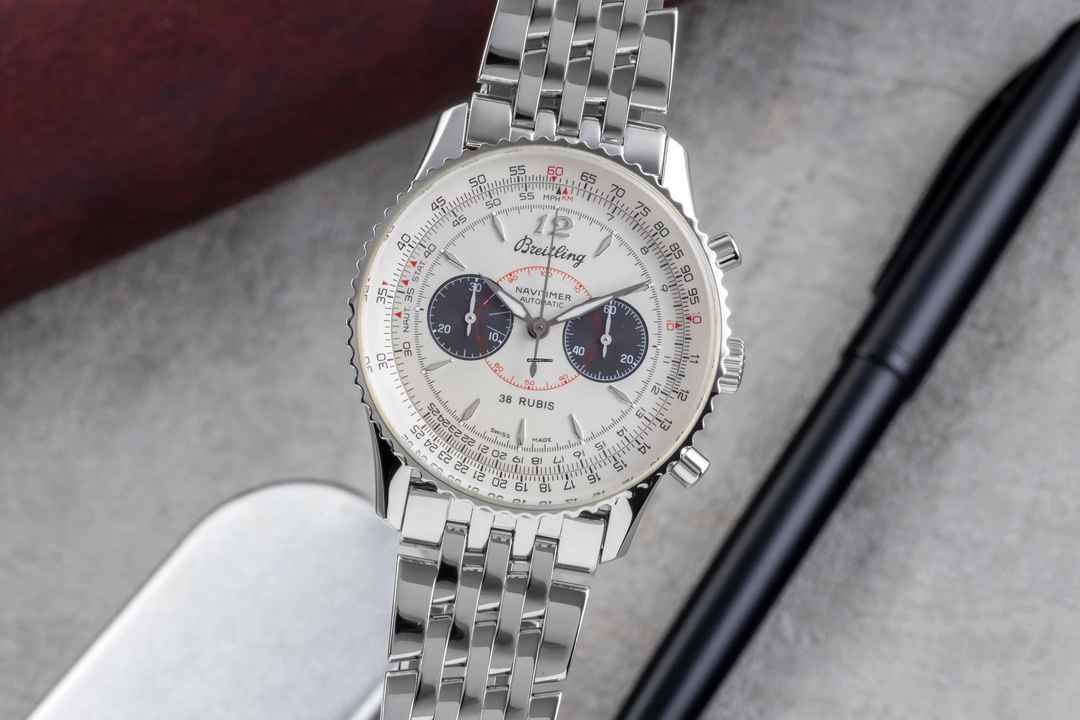  Breitling Navitimer Chronograph Stahl Automatik Herrenuhr Ref. A47330 Limited 